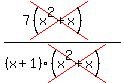 %287cross%28%28x%5E2%2Bx%29%29%29%2F%28%28x%2B1%29cross%28%28x%5E2%2Bx%29%29%29