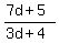 %287d%2B5%29%2F%283d%2B4%29