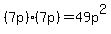 %287p%29%287p%29+=+49p%5E2