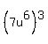 %287u%5E6%29%5E3%29