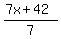 %287x%2B42%29%2F7