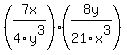 %287x%2F4y%5E3%29%2A%288y%2F21x%5E3%29