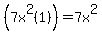 %287x%5E2%281%29%29=7x%5E2