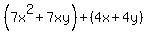 %287x%5E2%2B7xy%29%2B%284x%2B4y%29