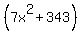 %287x%5E2+%2B+343%29