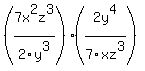 %287x%5E2z%5E3%2F2y%5E3%29%2A%282y%5E4%2F7xz%5E3%29