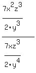 %287x%5E2z%5E3%2F2y%5E3%29%2F%287xz%5E3%2F2y%5E4%29