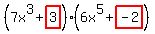 %287x%5E3%2Bhighlight%283%29%29%286x%5E5%2Bhighlight%28-2%29%29