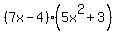 %287x-4%29%285x%5E2%2B3%29