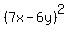 %287x-6y%29%5E2