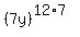 %287y%29%5E%2812%2A7%29