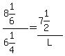 %288%261%2F6%29%2F%286%261%2F4%29+=+%287%261%2F2%29%2FL