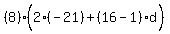 %288%29%282%28-21%29%2B%2816-1%29d%5E%22%22%29