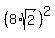 %288%2Asqrt%282%29%29%5E2