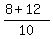 %288%2B12%29%2F10