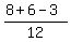 %288%2B6-3%29%2F12