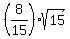 %288%2F15%29sqrt%2815%29