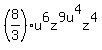 %288%2F3%29u%5E6z%5E9+u%5E4z%5E4