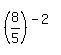 %288%2F5%29%5E%28-2%29