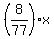 %288%2F77%29x