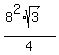 %288%5E2%2Asqrt%283%29%29%2F4