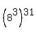 %288%5E3%29%5E31