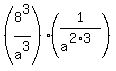 %288%5E3%2Fa%5E3%29%281%2Fa%5E%282%2A3%29%29