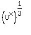 %288%5Ex%29%5E%281%2F3%29