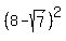 %288-sqrt%287%29%29%5E2