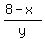 %288-x%29%2Fy