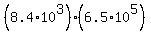 %288.4%2A10%5E3%29%286.5%2A10%5E5%29