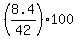 %288.4%2F42%29%2A100