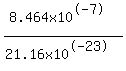 %288.464x10%5E-7%29%2F%2821.16x10%5E-23%29