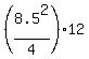 %288.5%5E2%2F4%29%2A12