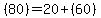 %2880%29=20%2B%2860%29