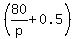 %2880%2Fp%2B0.5%29