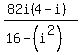 %2882i%284-i%29%29%2F%2816-%28i%5E2%29%29