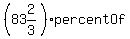 %2883%262%2F3%29percentOf