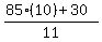 %2885%2810%29%2B30%29%2F11