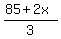 %2885%2B2x%29%2F3