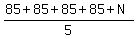 %2885%2B85%2B85%2B85%2BN%29%2F5