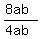 %288ab%29%2F%284ab%29