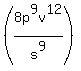 %288p%5E9v%5E12%2Fs%5E9%29