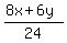 %288x%2B6y%29%2F24