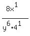 %288x%5E1%29%2F%28y%5E6%2A4%5E1%29