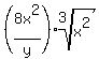 %288x%5E2%2Fy%29%2Aroot%283%2Cx%5E2%29