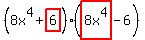 %288x%5E4%2Bhighlight%286%29%29%28highlight%288x%5E4%29-6%29