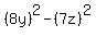 %288y%29%5E2-%287z%29%5E2