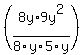 %288y%2F8y%2A9y%5E2%2F5y%29