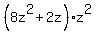 %288z%5E2+%2B+2z%29z%5E2